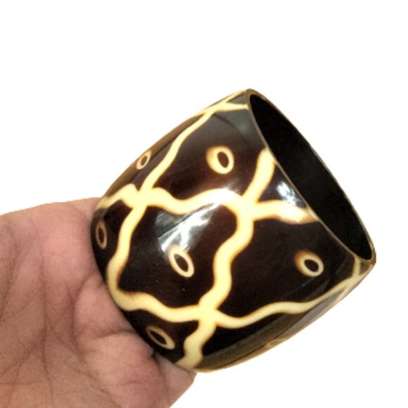 2/$30 Chunky statement tribal vibe bracelet bangle - Picture 4 of 7